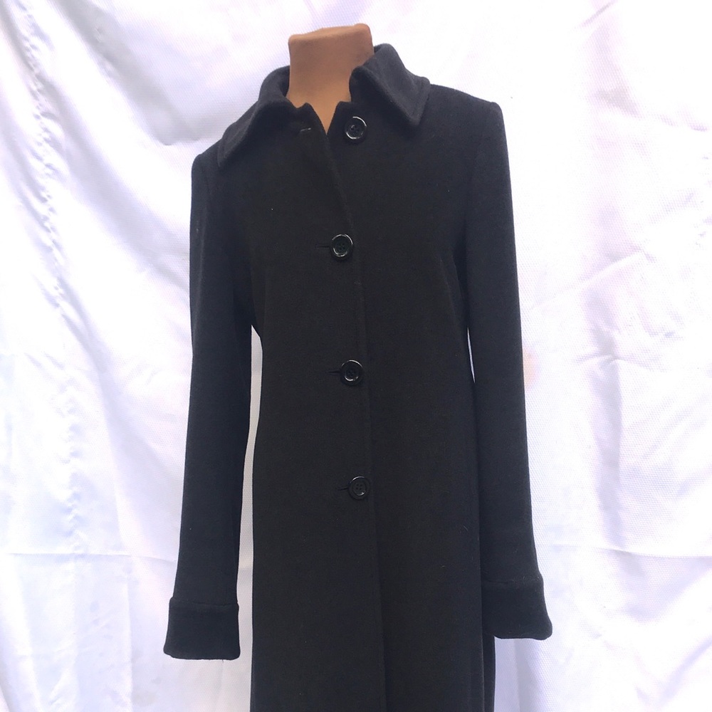 Jones New York  length Size 6 black wool peacoat